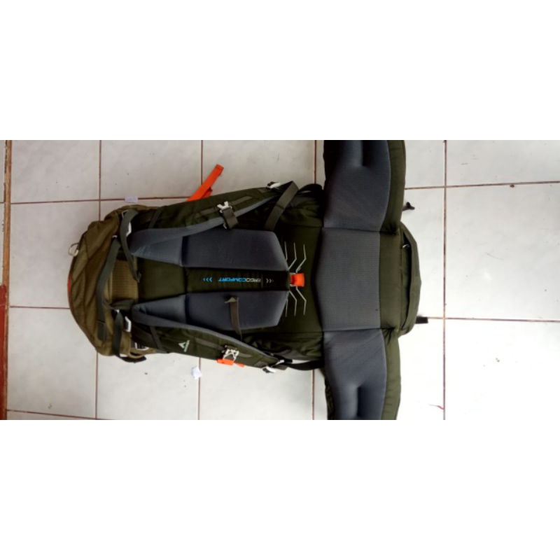 equator trek 65L olive(sold) dan putih