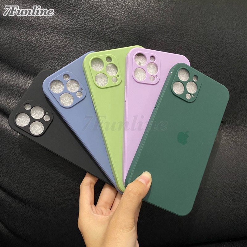 Square Edge Case Silikon iPhone 11 Pro 11 Pro Max Xsmax XR XS X