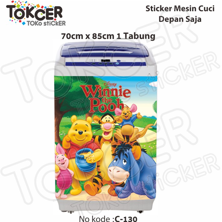 Stiker Mesin Cuci Winnie The Pooh