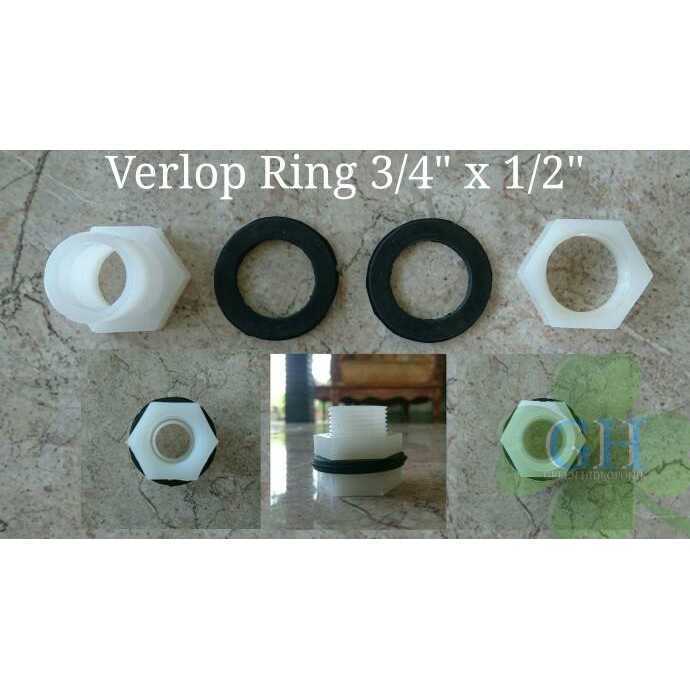 Verlop Ring 3/4" x 1/2", DBS System, Tank Fitting, Water Tank, Tandon