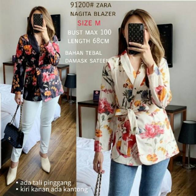 BLEZER Zara Nagita premium import Bangkok