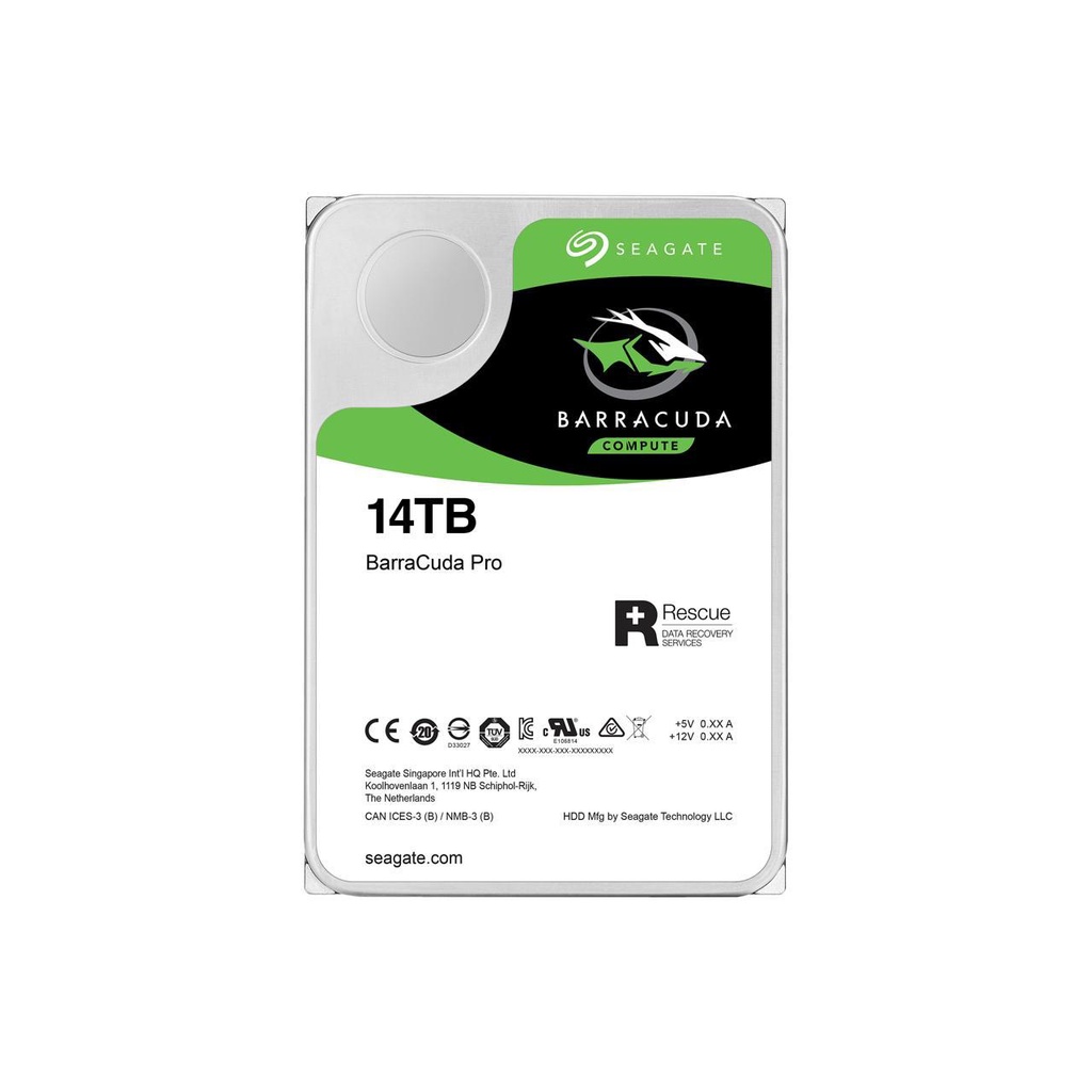 SEAGATE BarraCuda PRO 14TB ST14000DM0007 3.5&quot; 7200RPM 256MB Hard Drive