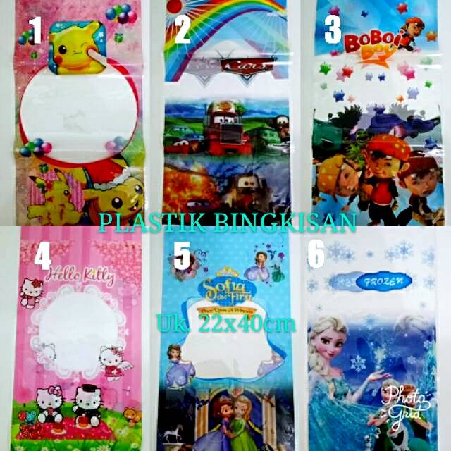 

PLASTIK BINGKISAN SOUVENIR ULTAH 20PCS /BINGKISAN ULANG TAHUN