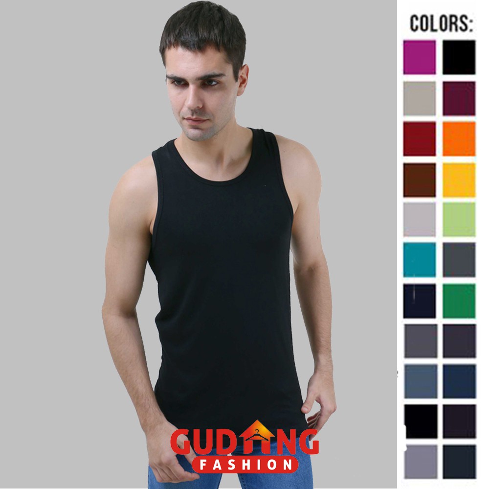 Kaos Singlet Pria Distro - Banyak Pilihan Warna