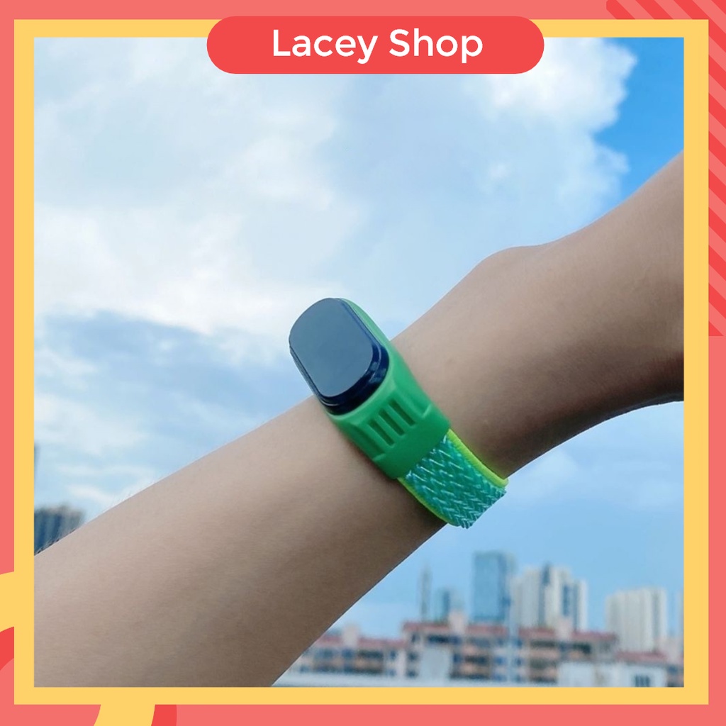 Strap Nylon Xiaomi Mi Band 7 6 5 4 3 Sport Loop with Buckle for Women and Men Soft Breathable Bracelet