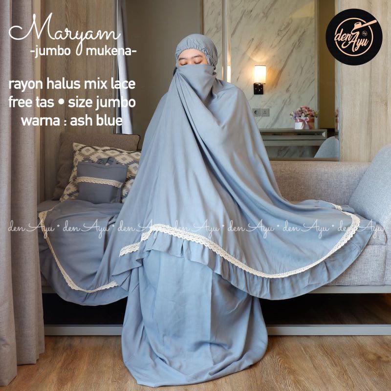mukena Maryam original den ayu bahan adem