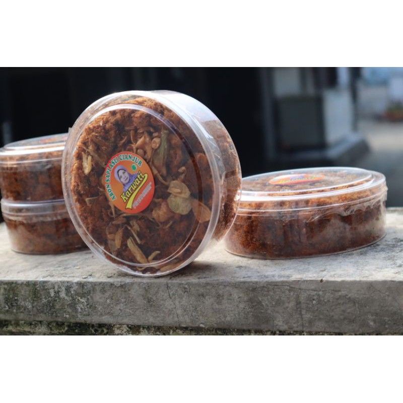 

Abon Sapi Karwati Original / Abon Sapi Toples Nastar Full / Abon Sapi Karwati cianjur