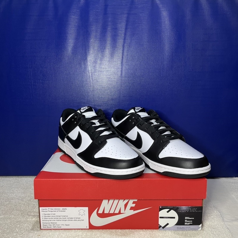 NIKE DUNK LOW BLACK WHITE