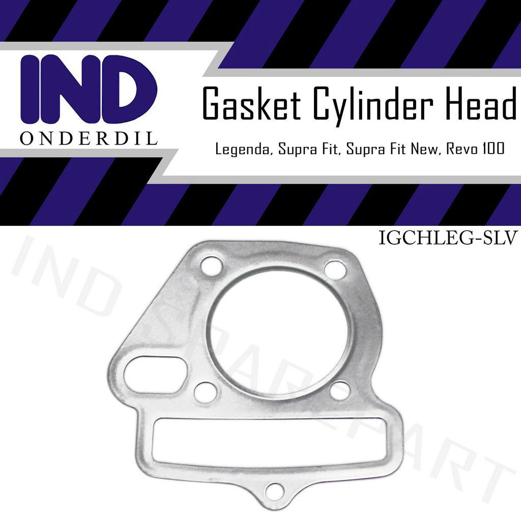 Gasket Paking-Packing Silinder-Cylinder Blok Head Atas CHTP Silver Legenda/Supra Fit-New/Revo 100