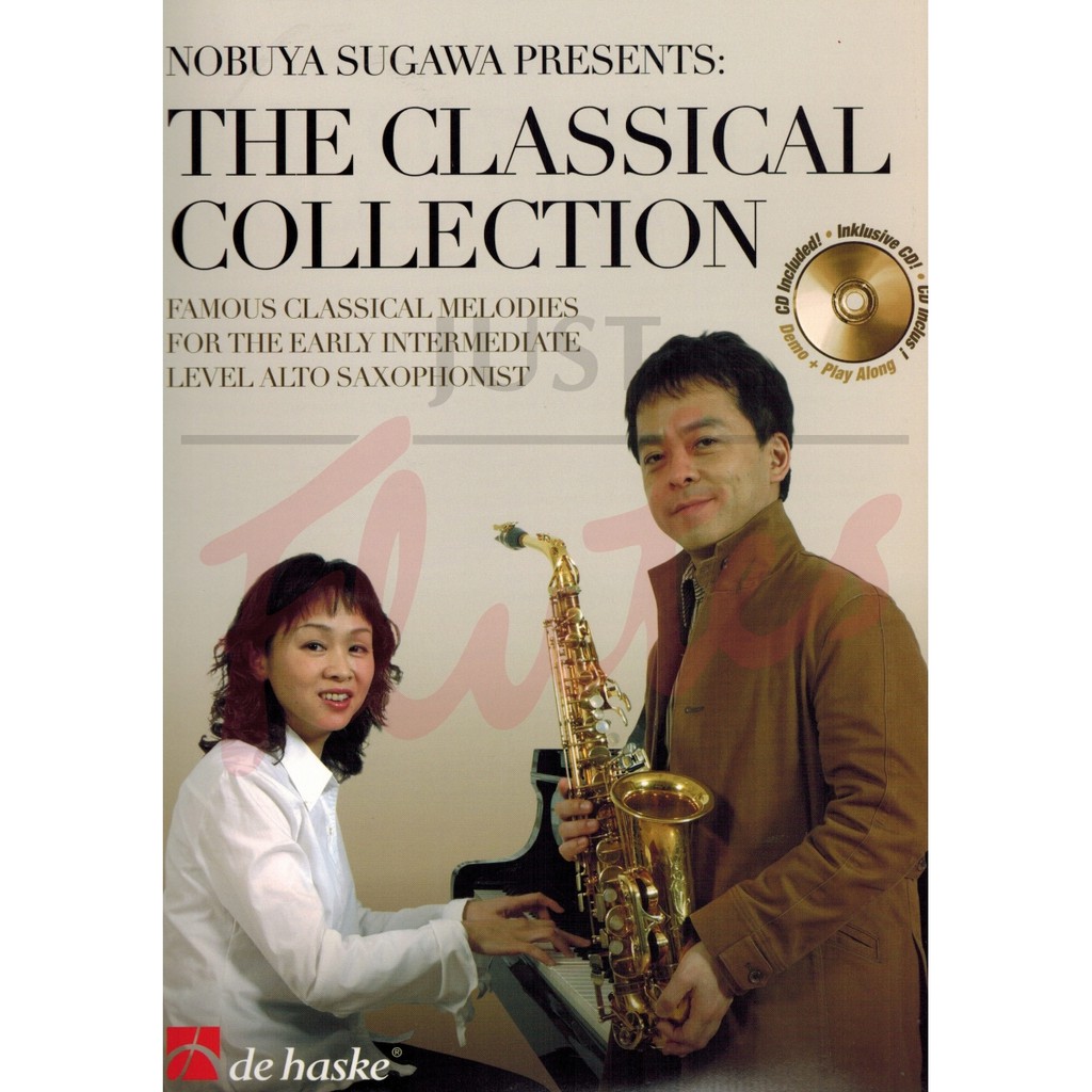 

Buku Saxophone Alto Nobuya Sugawa - The Classical Collection - Include CD