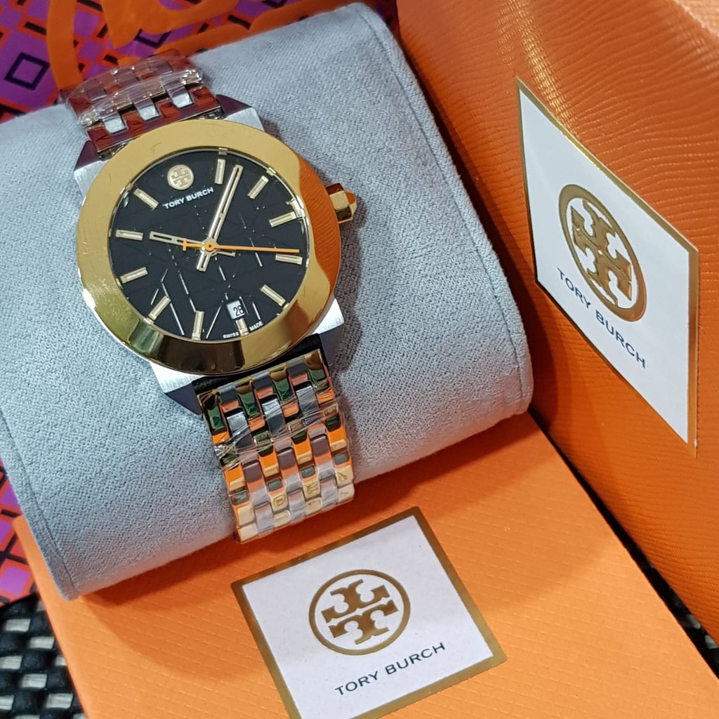 Tory Burch TRB8002 Original All Steel 35mm Jam Tangan Wanita Murah