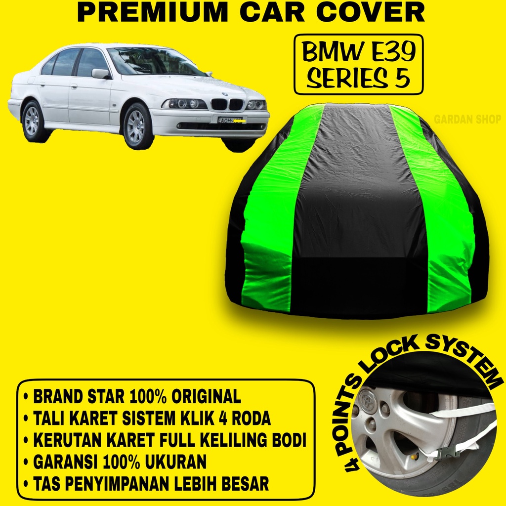 Body Cover BMW E39 SERIES 5 Sarung Strip HIJAU Penutup Pelindung Bodi Mobil Bmw E39 Series 5 PREMIUM