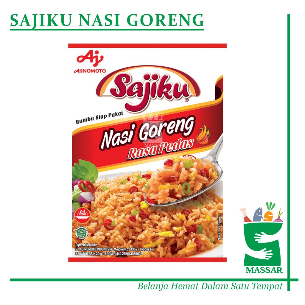 

SAJIKU BUMBU NASI GORENG PEDAS 20gr