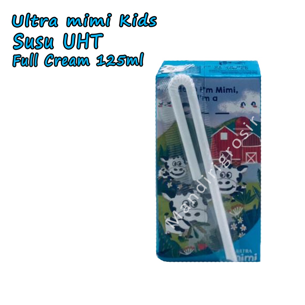 Susu UHT *Ultra Mimi Kids * Susu Full Cream * 125ml