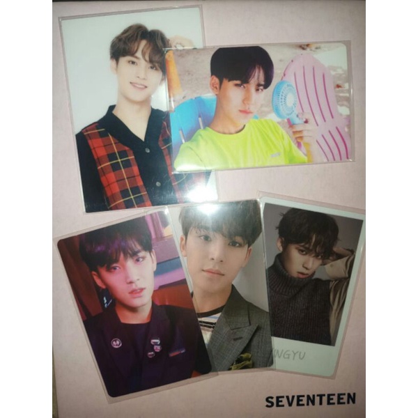 MINGYU TA GREEN TEEN AGE RQS PHOTOCARD CAFE CHEESE PARK JAPAN PC TC JAT SEVENTEEN