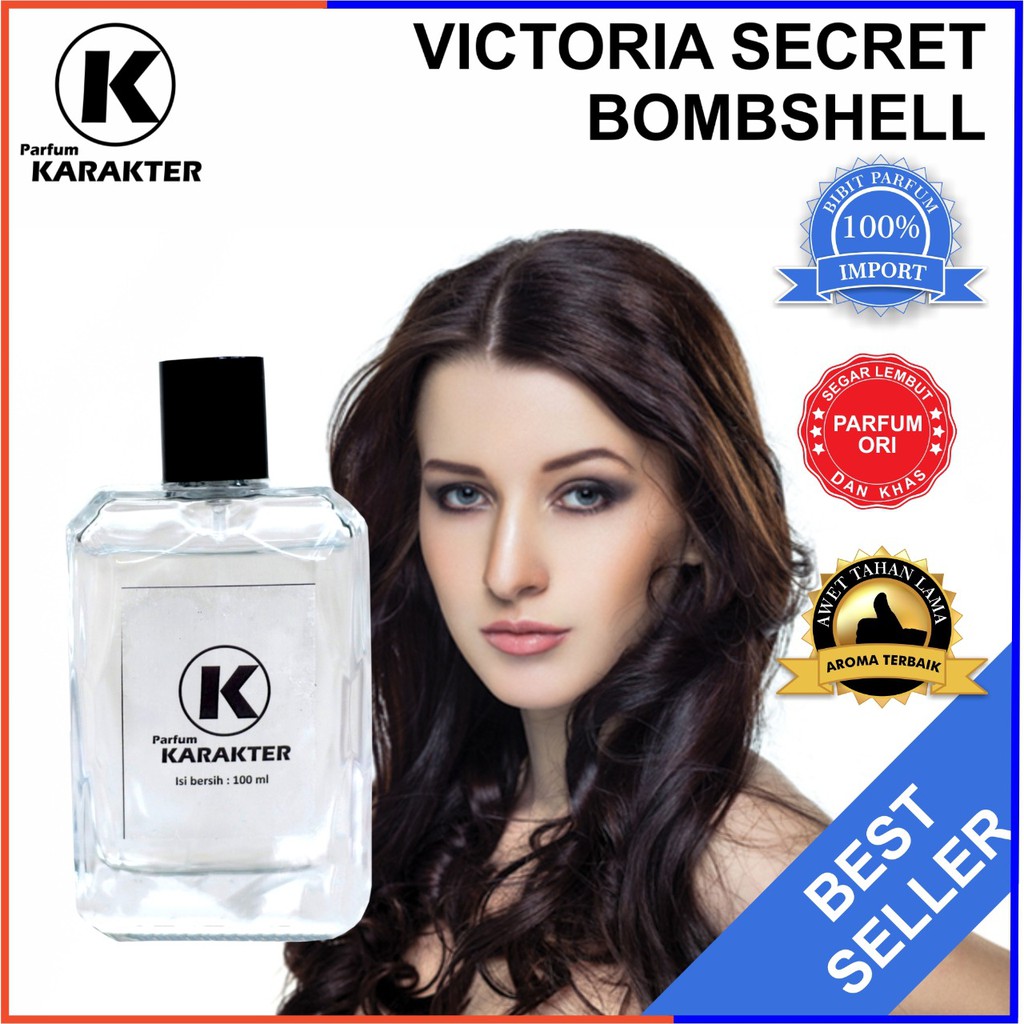 Parfum Cewek Victoria's Bomshell  Bibit Parfum Import Wangi &amp; Tahan Lama  Kemasan 100ml