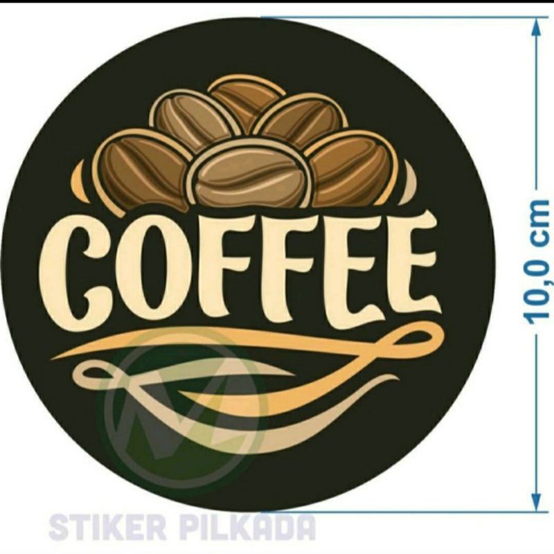 

STIKER CUSTOM COFFEE 20x20CM