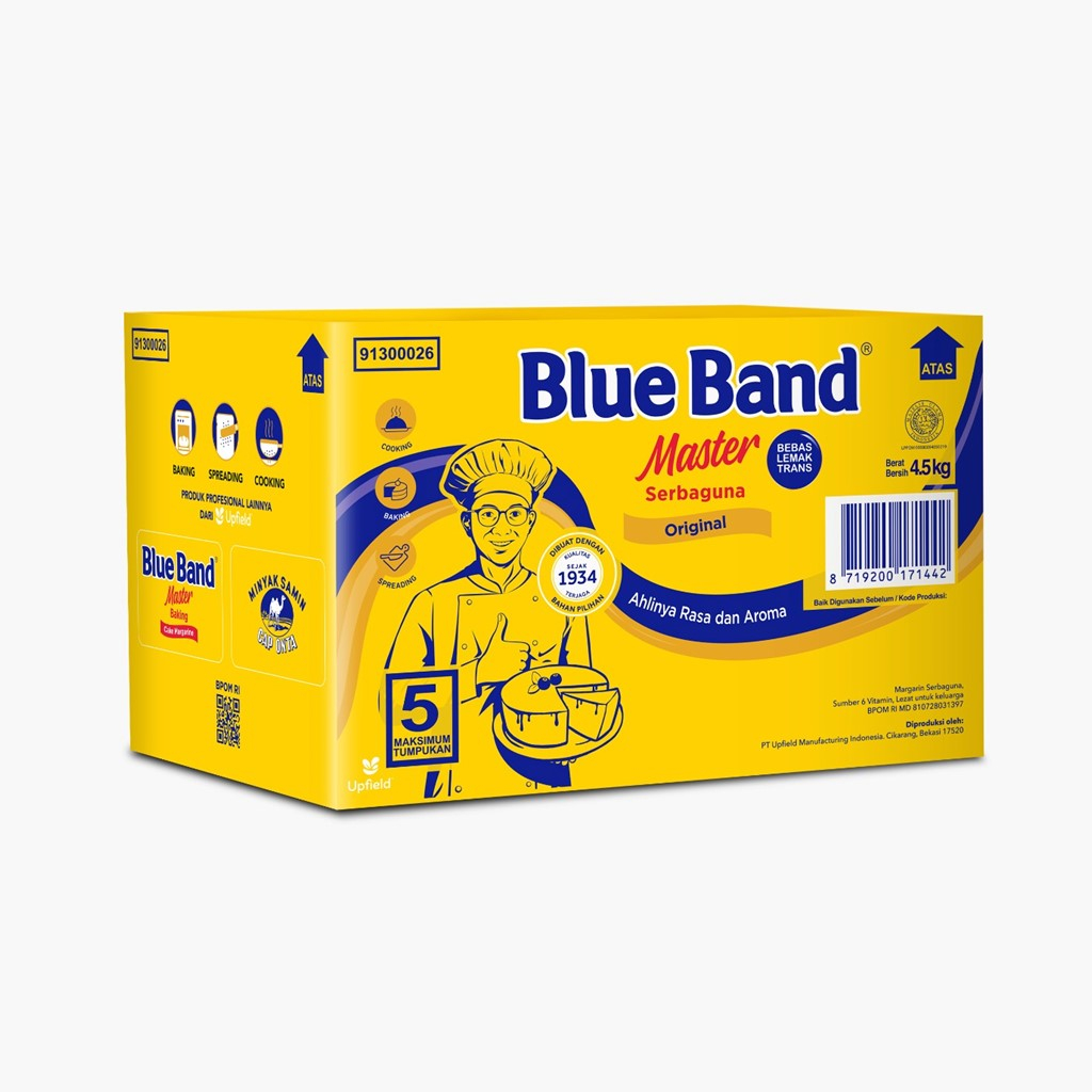 

Blue Band Master Original Margarin Masak 4,5 kg (Box)