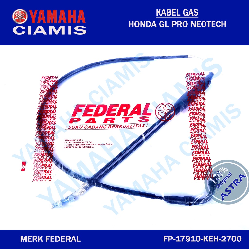 Kabel Gas Honda Pro Neotech Gl Pro Neotech KEH Original Astra