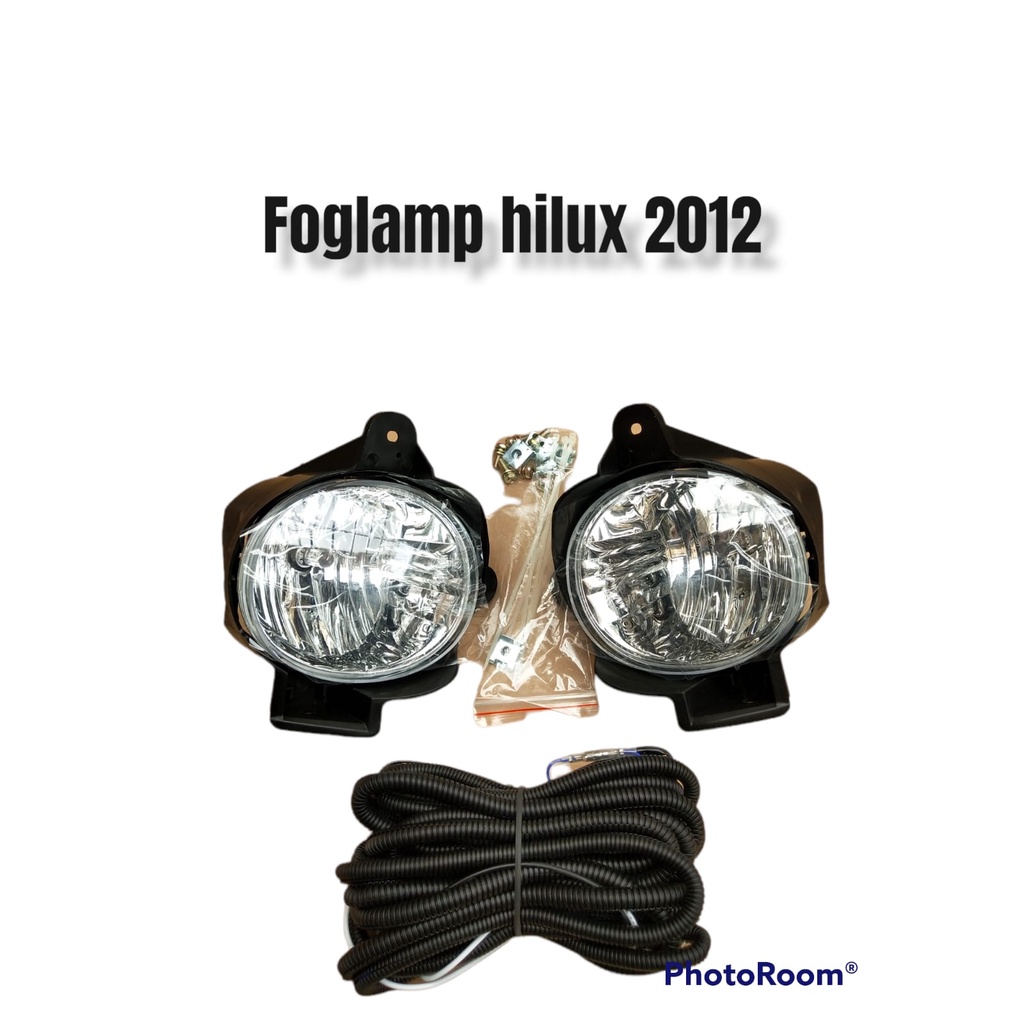 Fog Lamp Lampu Kabut Foglamp Hilux REVO Mobil Toyota Komplit Kabel Set