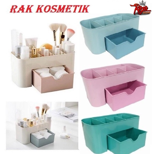 UM11-Rak Kosmetik Mini Mini Cosmetic Storage Drawer Kotak Penyimpanan