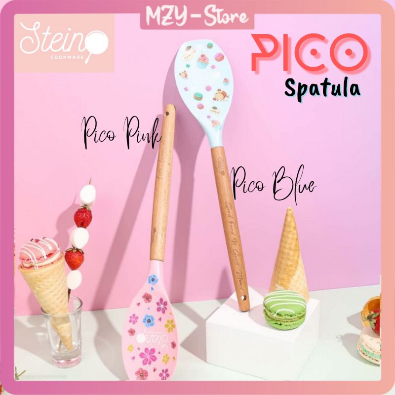 Stein Pico Spatula Spoon Sutil Pico Pink Pico Blue Steincookware - Satuan