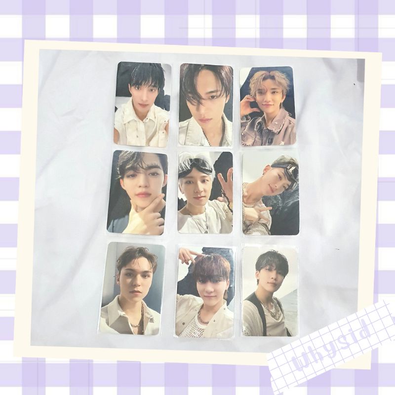 SEVENTEEN FACE THE SUN PHOTOCARD BENE SHOPEE DK MINGYU WONWOO SCOUPS SEUNGKWAN JOSHUA JEONGHAN VERNO
