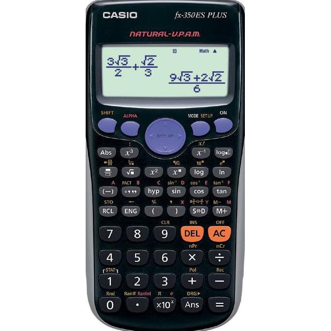 

ITERLARISl Casio FX-350ES PLUS - Scientific Kalkulator ICLl