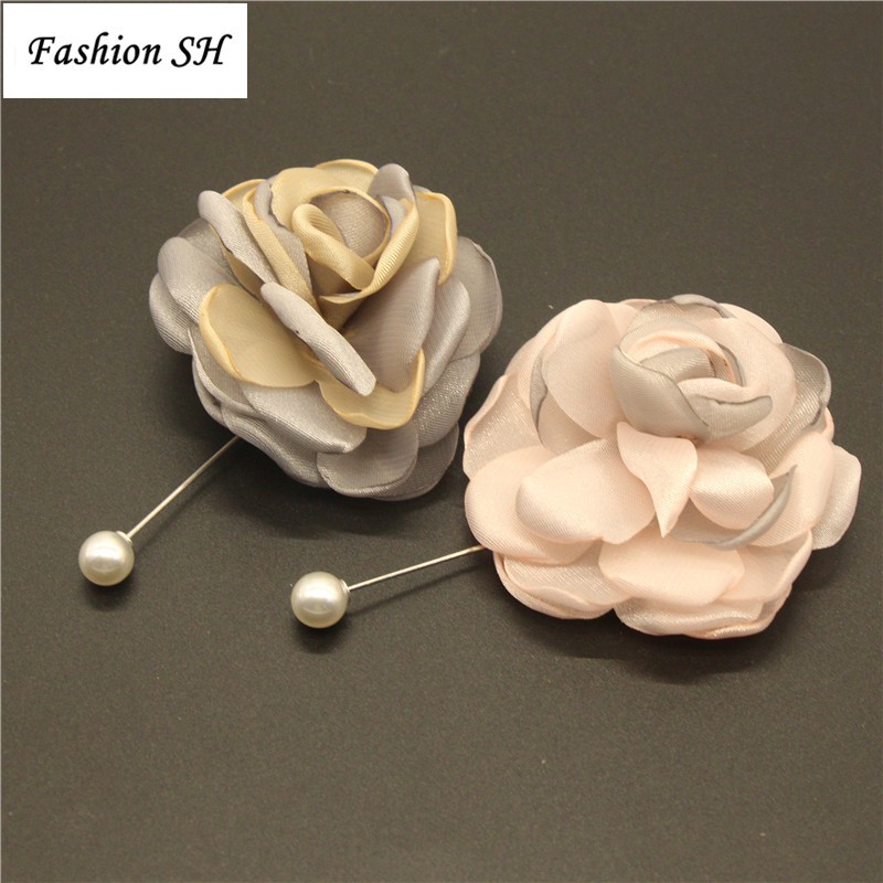 Big flower Tuspin mutiara/pearl/brooch/bros/aksesoris