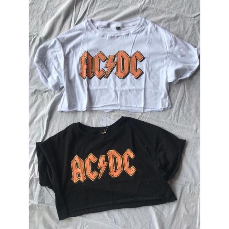 Kaos Oversize Crop ACDC (LD 106, P 45)