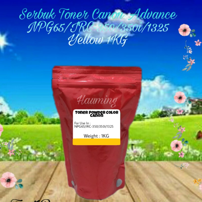 Serbuk Toner Canon Advance NPG65 NPG 65 GPR51 C-EXV47 IR C250 C250i C350 C350i C1325 Yellow 1kg