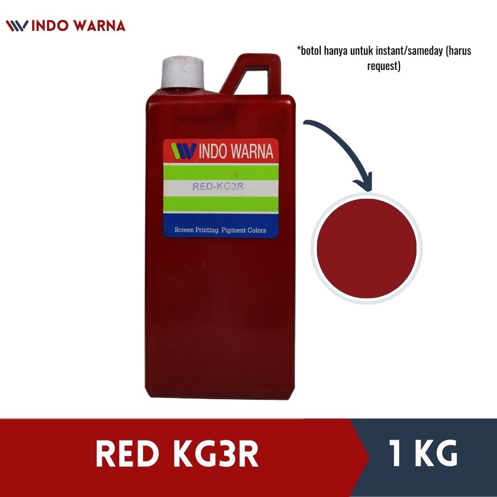 

Biang / Pigment Warna Sablon RED KG3R