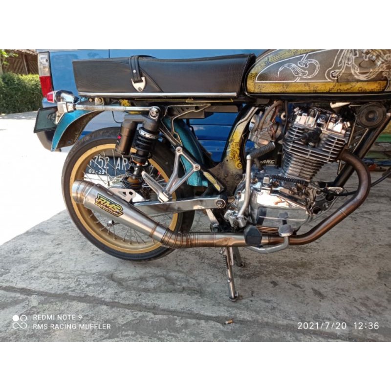 Slincer Knalpot Keong jumbo RMS Muffler Original 25cm Sarangan Setengah Jiksaw jumbo