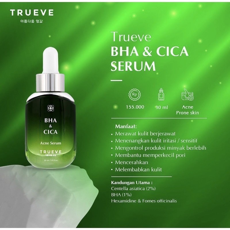 TRUEVE Niacinamide | Cica Vitamin C Galactomyces Ceramide Peptide AHA BHA PHA Serum