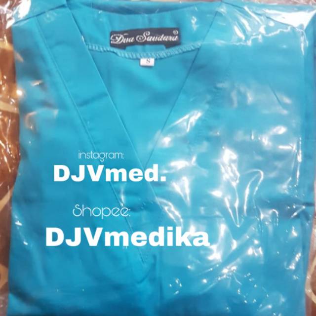 Special Edition - BIRU PAN - BAJU OK DOKTER PERAWAT BIDAN APOTEKER MEREK DUA SAUDARA