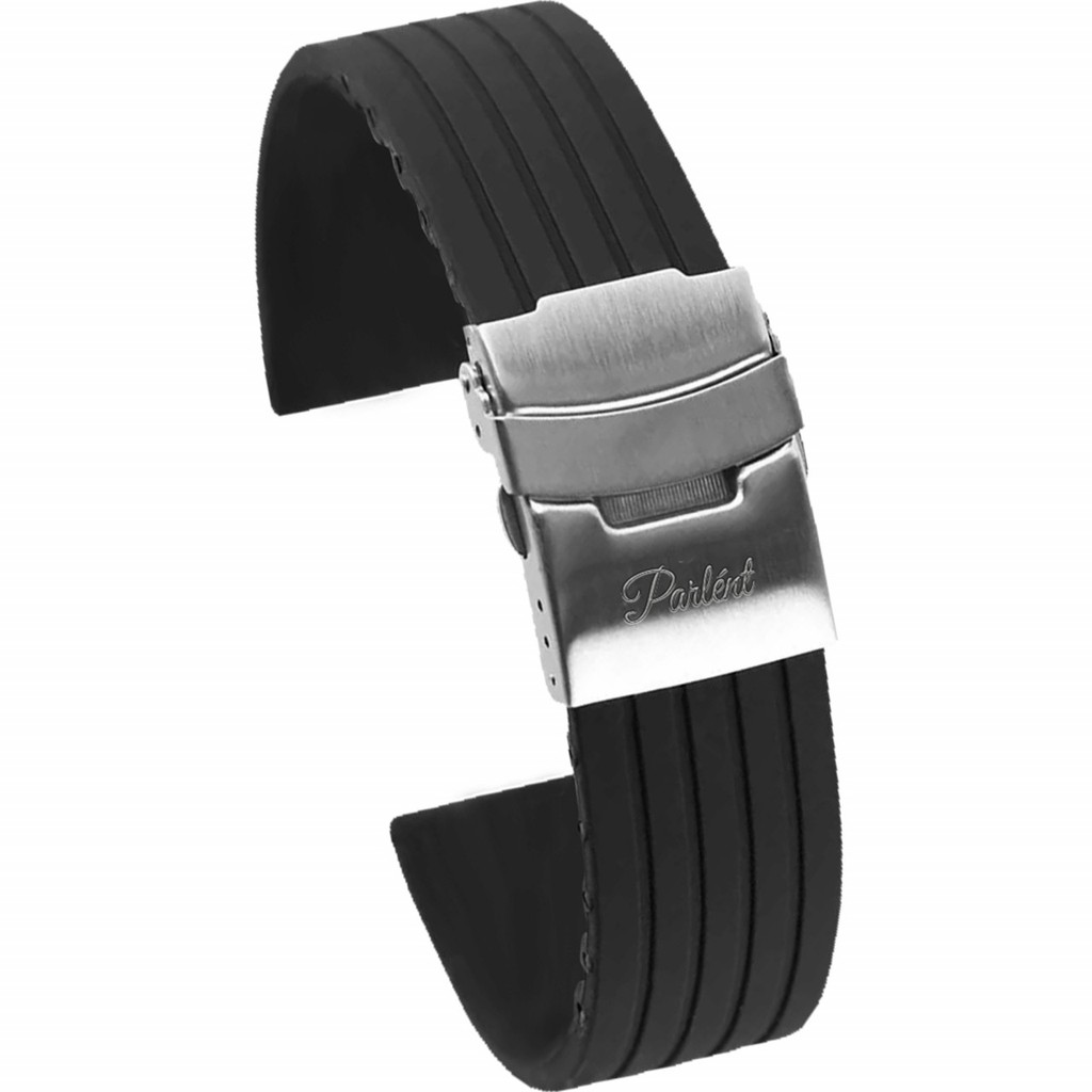 Strap Jam Tangan Pria Parlent Rubber Strap Watch CAIRO Strap