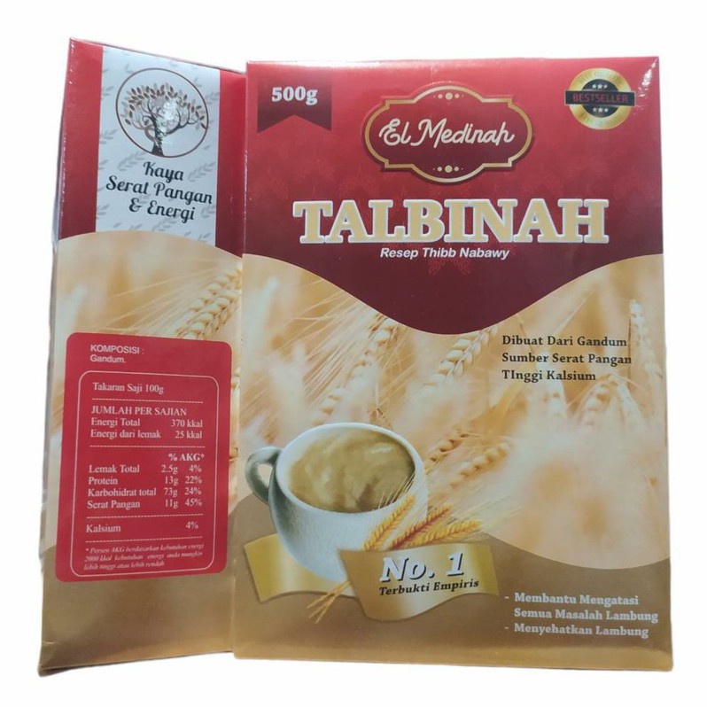 Talbinah El Medinah Thibb Nabawy 500gr Atasi Maag dan Sakit Lambung 100% ORIGINAL