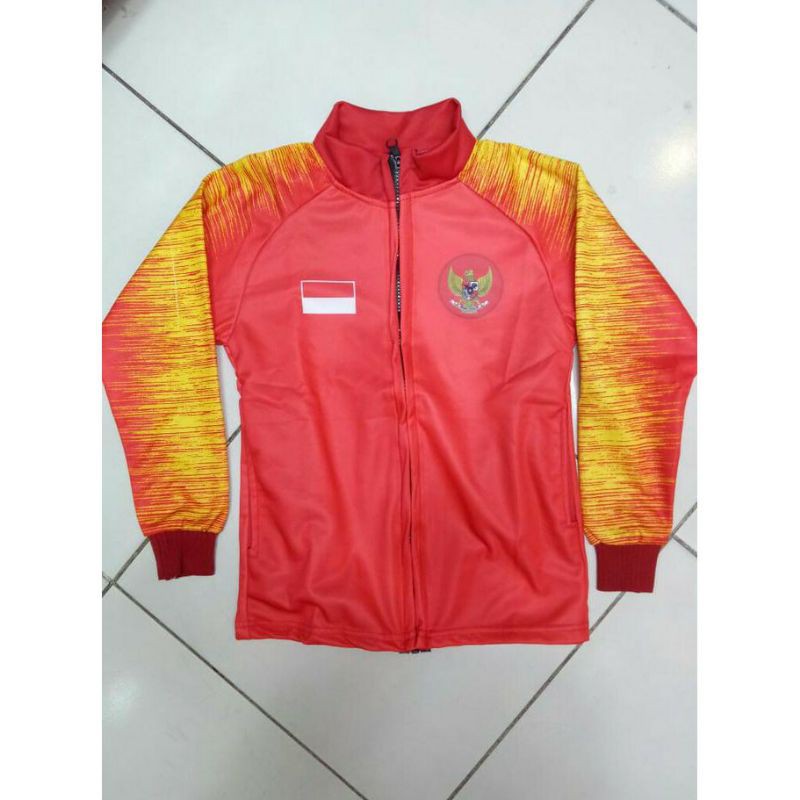 JAKET TRACTOP TIMNAS INDONESIA ANAK 4-6 TAHUN