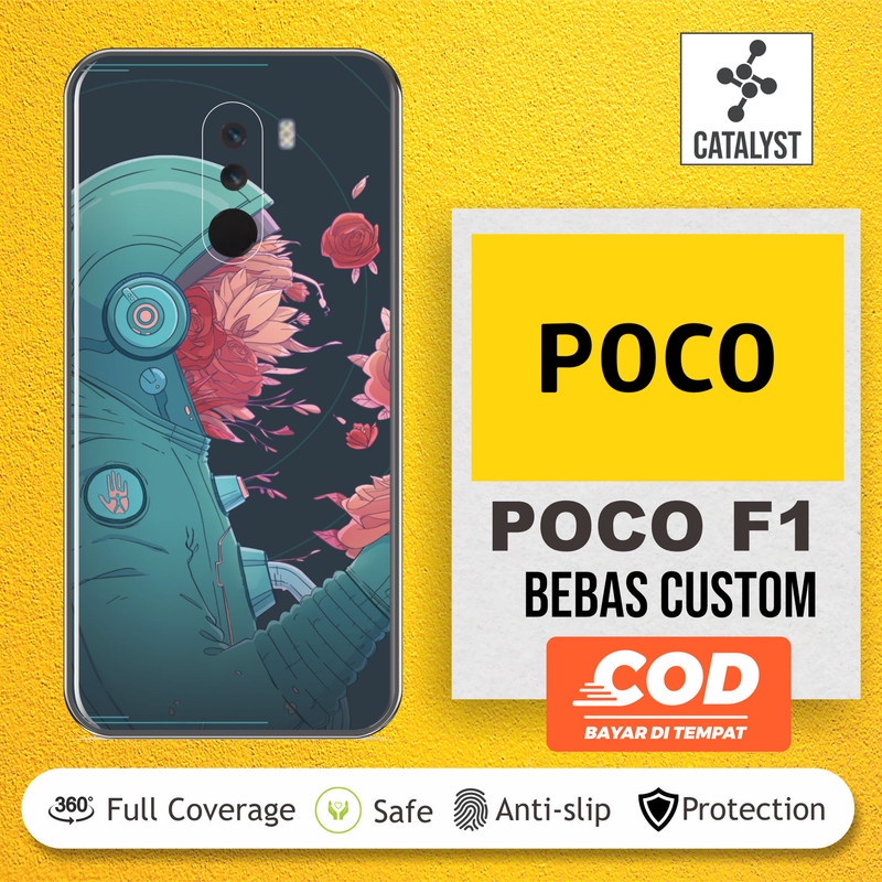 Garskin Skin Case POCO F1 BISA Custom - KODE-QIOW