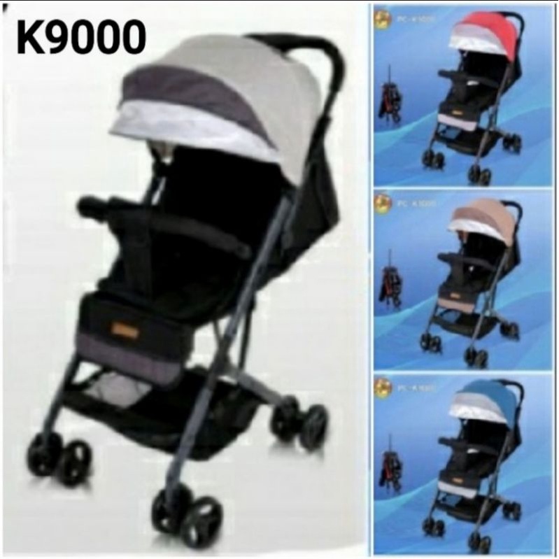 Stroller Pacific K9000 Tarik Koper Cabin Size Free Cover Bag