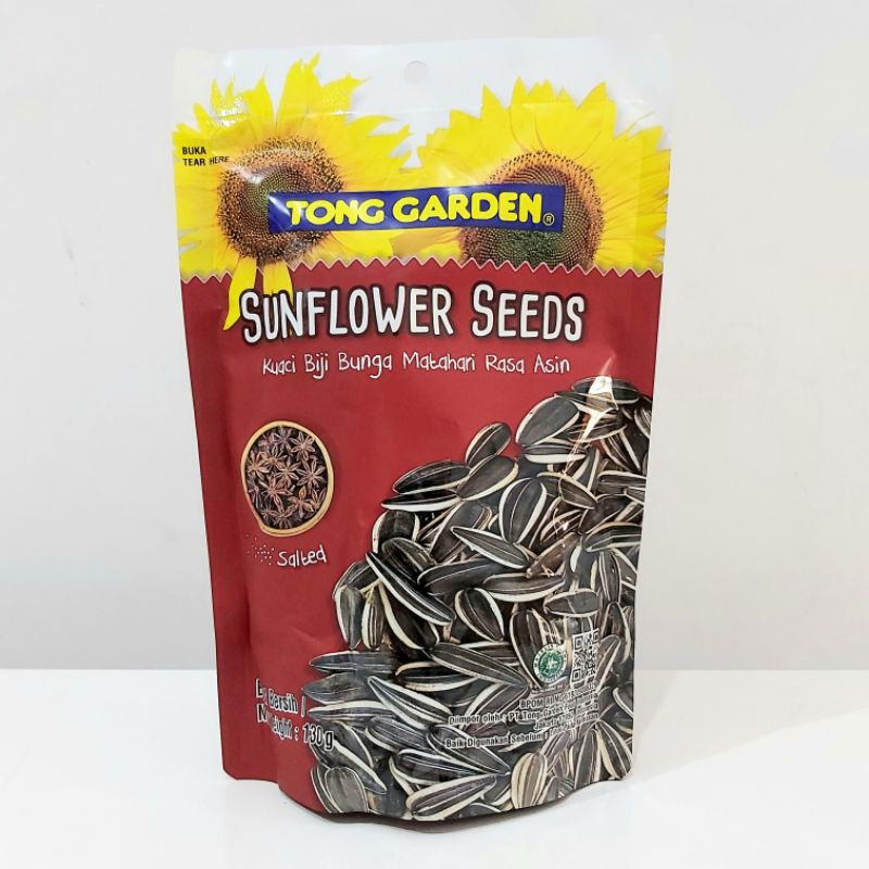 Tong Garden Sunflower Seeds Kuaci Biji Bunga Matahari 130g