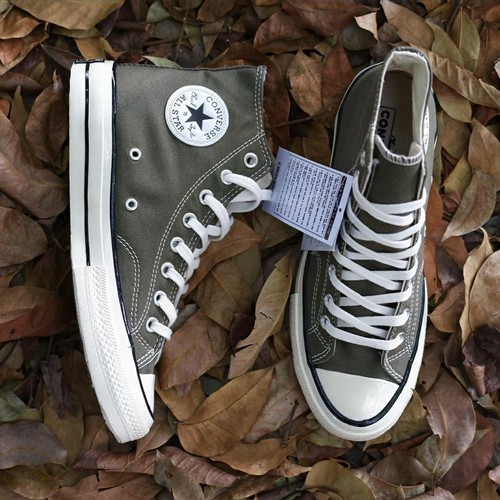 Sepatu Converse Abu Klasik Tinggi Boot 70s Premium High