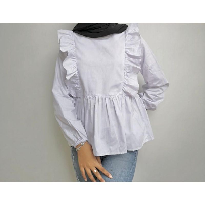 vio blouse//atasan terlaris//atasan wanita kekinian 2021(bisa cod)