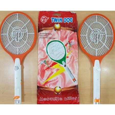 RAKET NYAMUK + Senter LED  (Bisa Charge) PACKING DUS