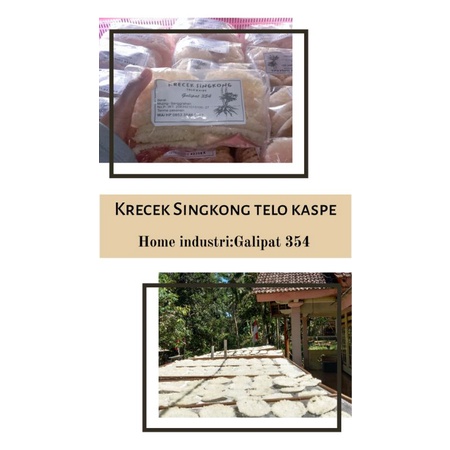 

Krecek Singkong telo kaspe