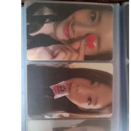 Girls Generation (SNSD) Holiday Night Photocard Yoona Taeyeon