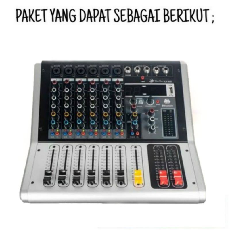 Paket Karaoke AB Audiobulls 15 INCH Aktif Professional Audio Mixer