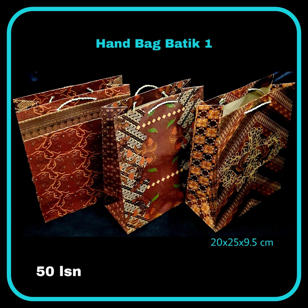 

ILP Hand Bag Kertas MT-Batik S / Paper Bag / Goodie Bag / Kantong Kado
