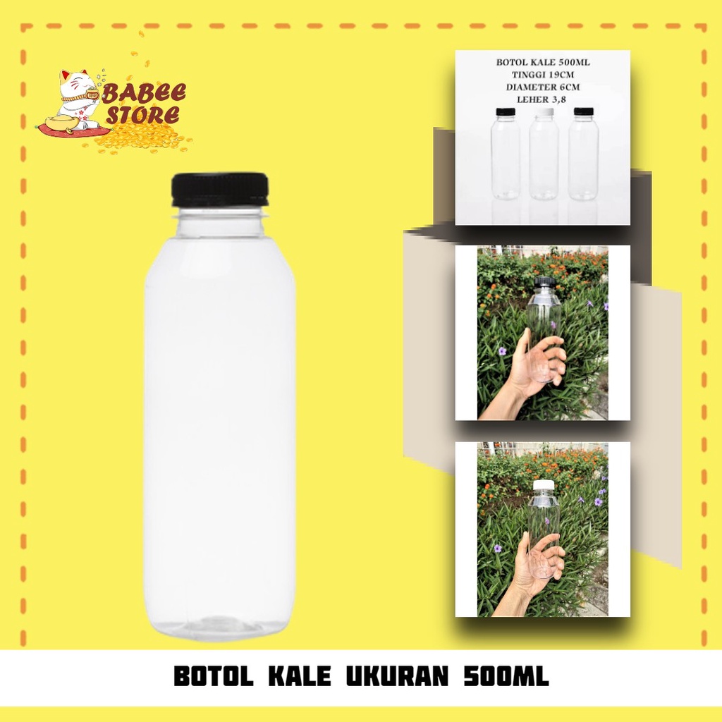 BOTOL KALE 500ML KUSUS GROSIR GRAB / GOJEK