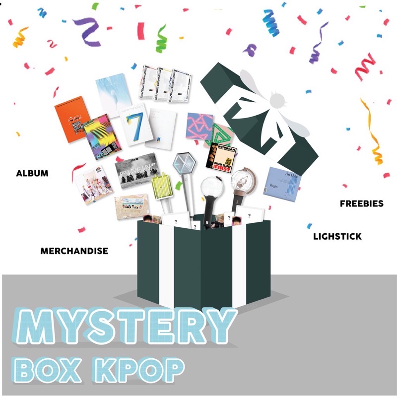 Mystery box kpop / misteri box kpop (NCT,EXO,BTS,SEVENTEEN,TXT,ATEEZ,STRAY KIDS,WAYV,NCT DREAM, NCT 